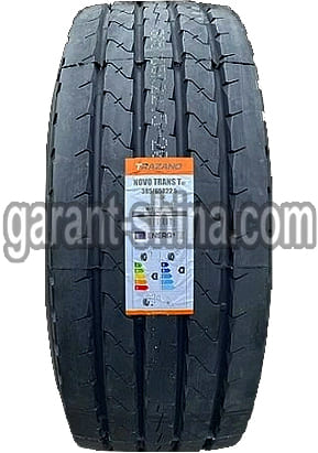 Trazano Novo Trans T47 (прицепная) 385/65 R22.5 160K 20PR - Фото протектора с этикеткой